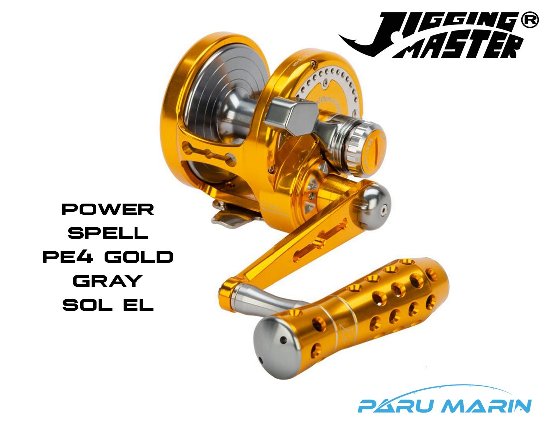 Jigging Master Power Spell Pe4 Gold Gray (Sol El) Jig Çıkrık Olta Makinesi