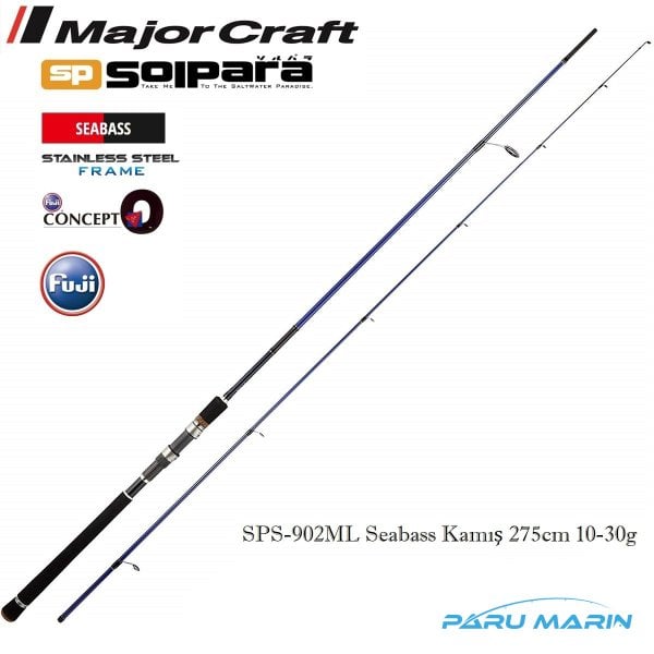 Major Craft Solpara SPS-902ML Seabass Spin Kamış 275cm 10-30gr.