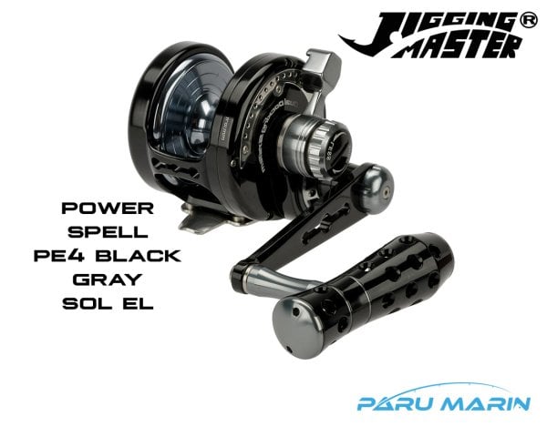 Jigging Master Power Spell Pe4 Black Gray (Sol El) Jig Çıkrık Olta Makinesi
