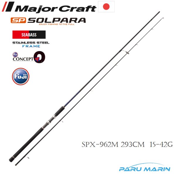Major Craft Solpara SPX-962M Seabass Spin Kamış 293cm 15-42gr.