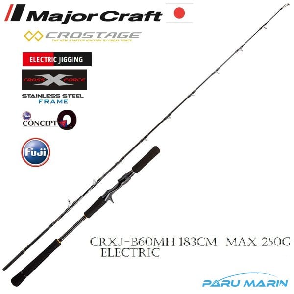 Major Craft Crostage New CRXJ-B60MH Jigging Kamış 183cm. Max 250gr.