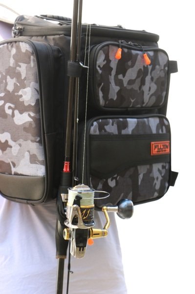 Fujin Black Camo Back Pack - Balıkçı Sırt Çantası