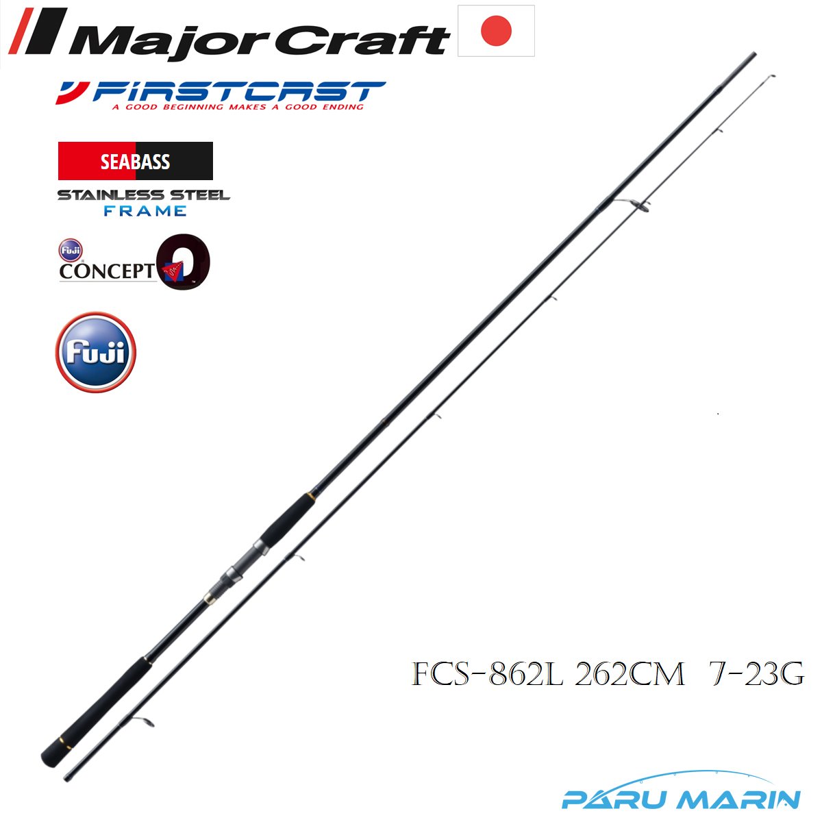 Major Craft Firstcast Seabass Spin Kamış FCS-862L 262cm 7-23gr.