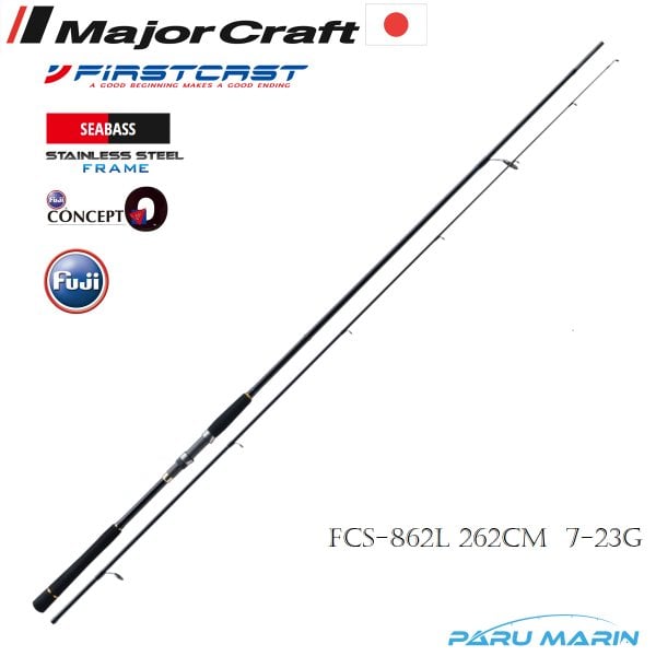Major Craft Firstcast Seabass Spin Kamış FCS-862L 262cm 7-23gr.