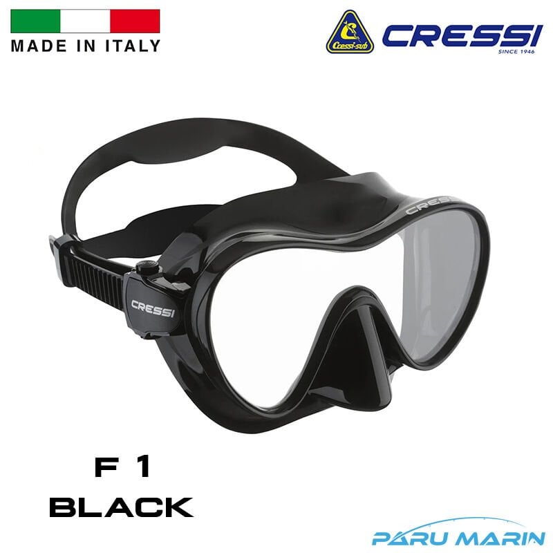 Cressi  F1 Black / Black Dalış ve Yüzme Maskesi