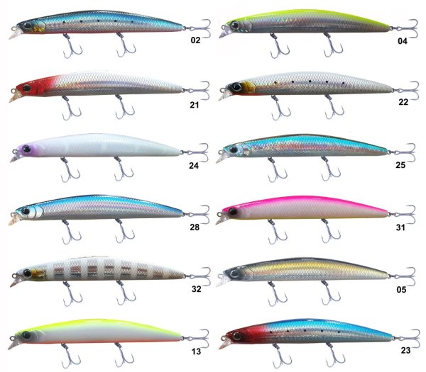 Kendo Seabass Minnow 125F 19gr. Suni Yem No:28