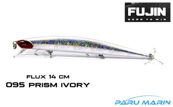 Fujin Flux 140mm 18gr Floating Maket Balık 095 Prism Ivory