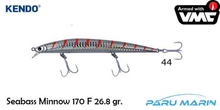Kendo Seabass Minnow 170 26.8gr. Floating Suni Yem No:44