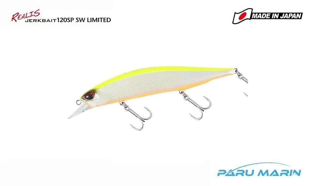 Duo Realis Jerkbait 120SP SW ACC0170 / Pearl Chart OB II
