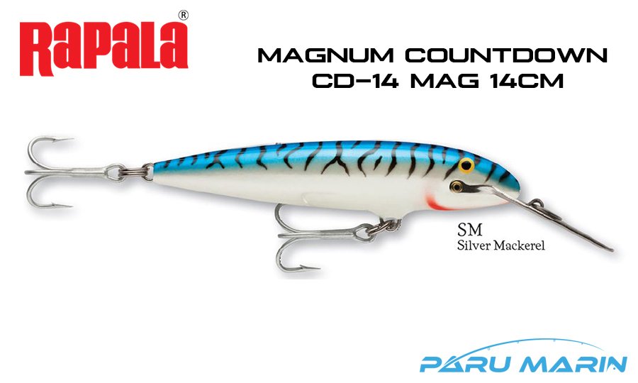 Rapala CD Magnum14, 14cm Metal Gaga Sahte Balık SM - SILVER MACKEREL
