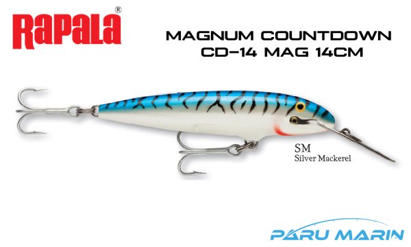 Rapala CD Magnum14, 14cm Metal Gaga Sahte Balık SM - SILVER MACKEREL