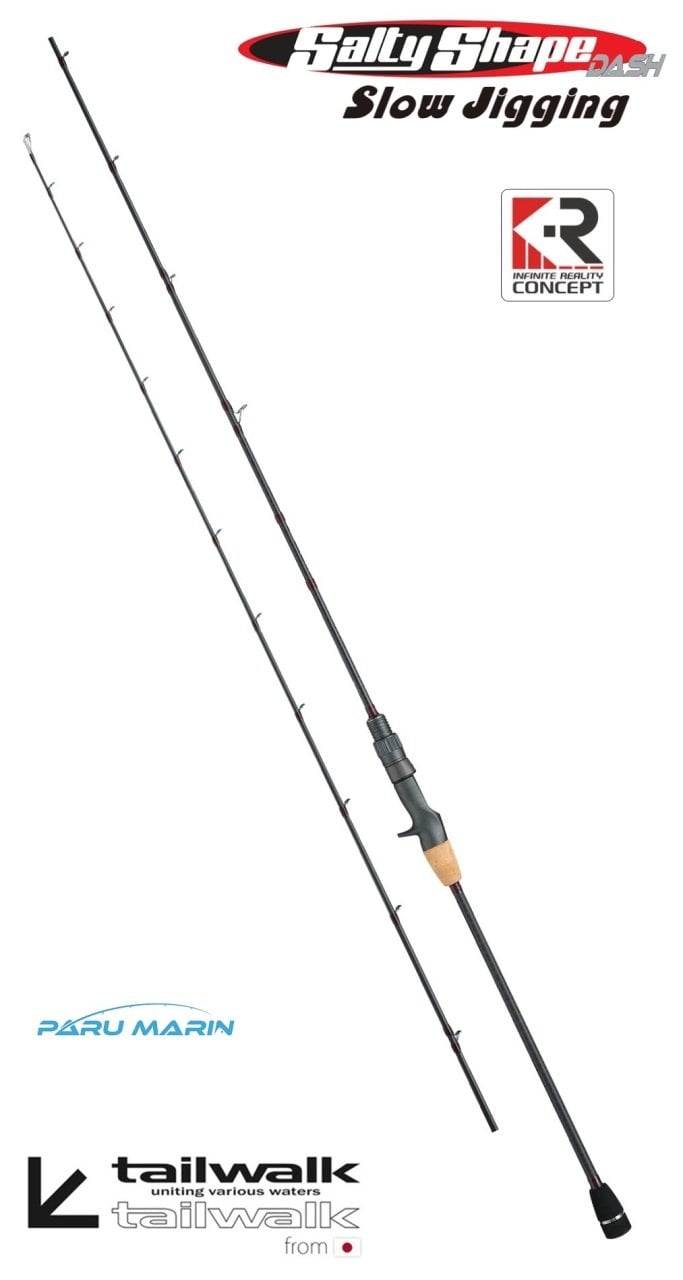 Tailwalk Salty Shape Slow Jigging Kamışı C63/150  190cm. Max. 160gr.