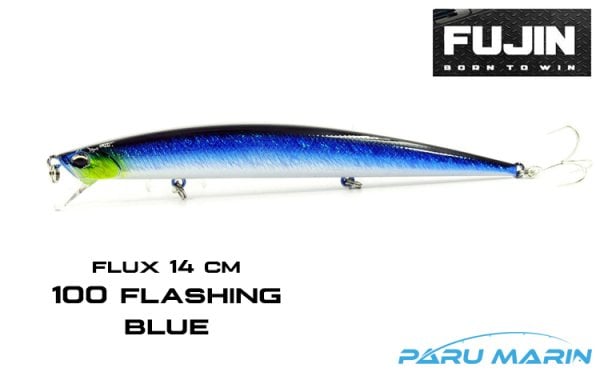 Fujin Flux 140mm 18gr Floating Maket Balık 100 Flashing Blue