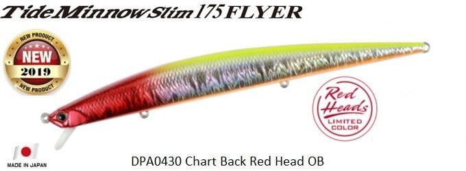 Duo Tide Minnow Slim Flyer 175 DPA0430 / Chartback Red Head OB