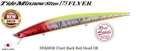Duo Tide Minnow Slim Flyer 175 DPA0430 / Chartback Red Head OB