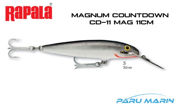 Rapala CD Magnum11, 11cm Metal Gaga Sahte Balık S - SILVER