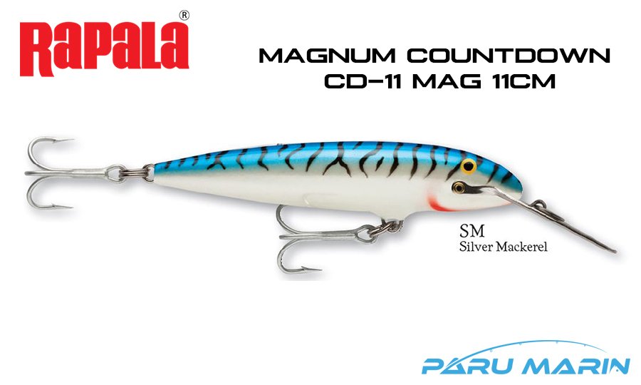 Rapala CD Magnum11, 11cm Metal Gaga Sahte Balık SM - SILVER MACKEREL