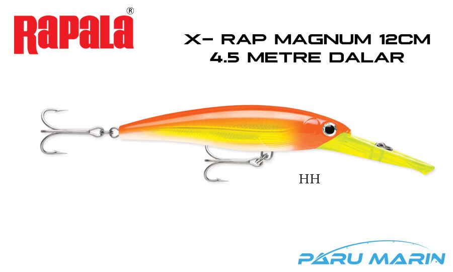 Rapala X-Rap Magnum-15, 12cm Gövde, Sahte Balık HH - HOT HEAD