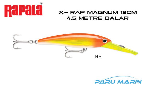 Rapala X-Rap Magnum-15, 12cm Gövde, Sahte Balık HH - HOT HEAD