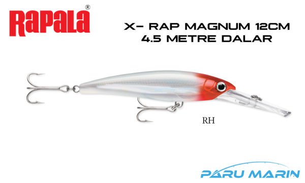 Rapala X-Rap Magnum-15, 12cm Gövde, Sahte Balık RH - RED HEAD