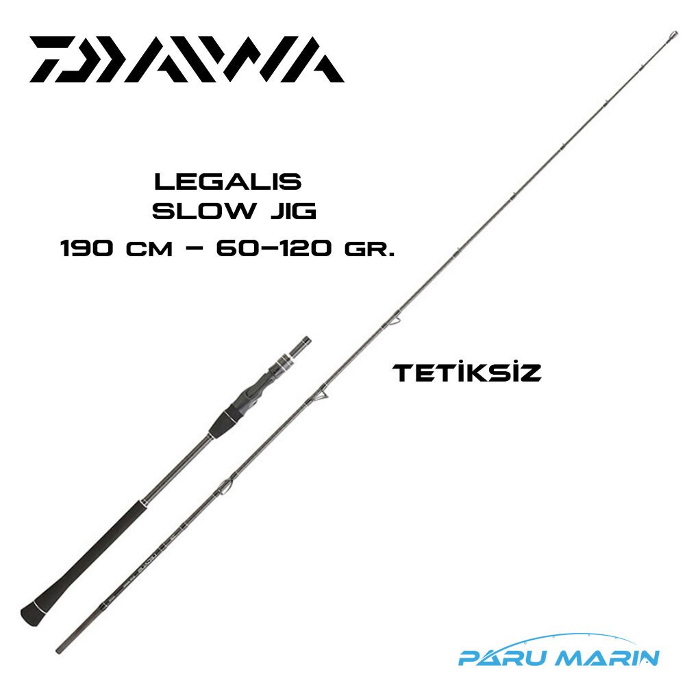 Daiwa Legalis O BF JG 190cm, 60-120gr Tetiksiz Slow Jigging Olta Kamışı (LEGJG632MHSBF)