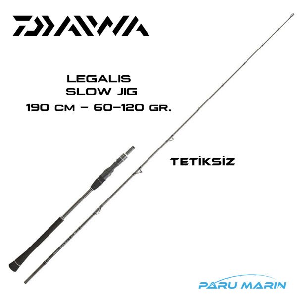Daiwa Legalis O BF JG 190cm, 60-120gr Tetiksiz Slow Jigging Olta Kamışı (LEGJG632MHSBF)