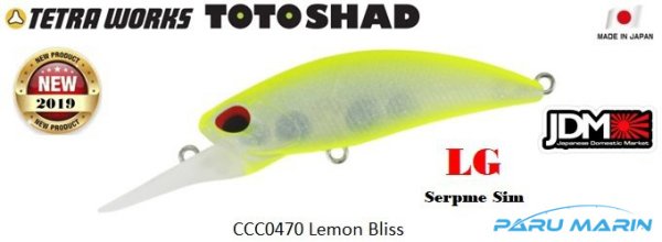 Tetra Works Toto Shad 48S CCC0470 / Lemon Bliss