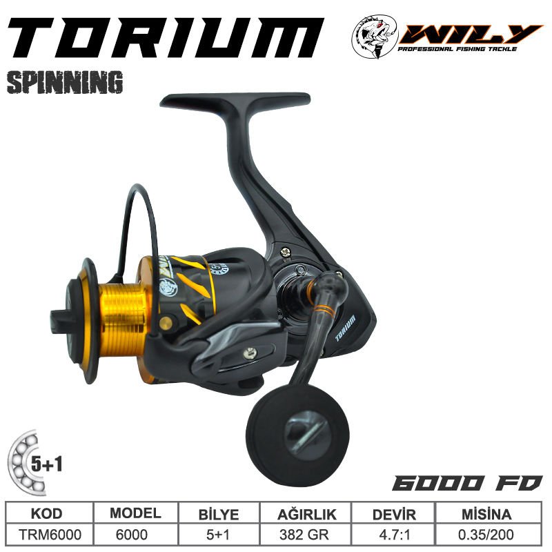 Wily Torium 6000 FD 5+1BB Olta Makinesi