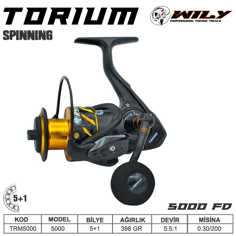 Wily Torium 5000 FD 5+1BB Olta Makinesi