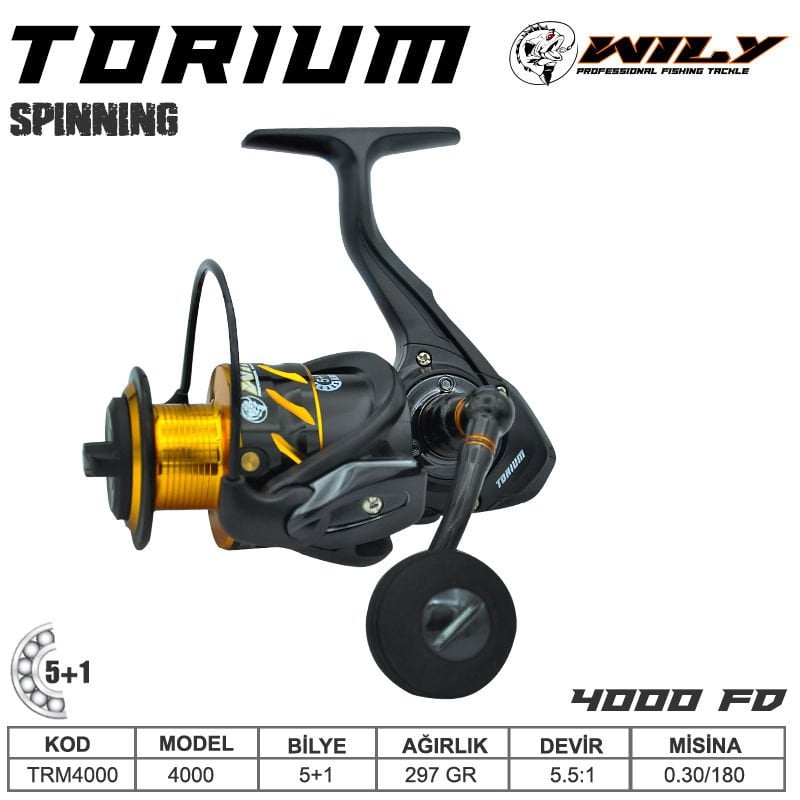 Wily Torium 4000 FD 5+1BB Olta Makinesi