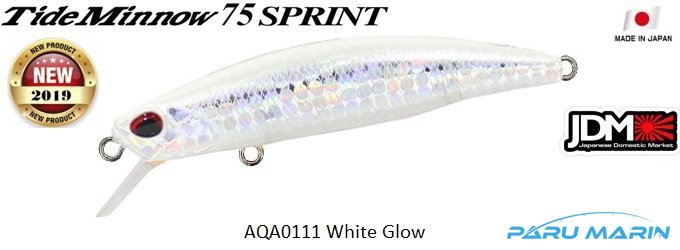 Duo Tide Minnow 75 Sprint AQA0111 / White Glow