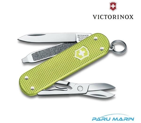 Victorinox 0.6221.241G Lime Twist Classic Alox Çakı