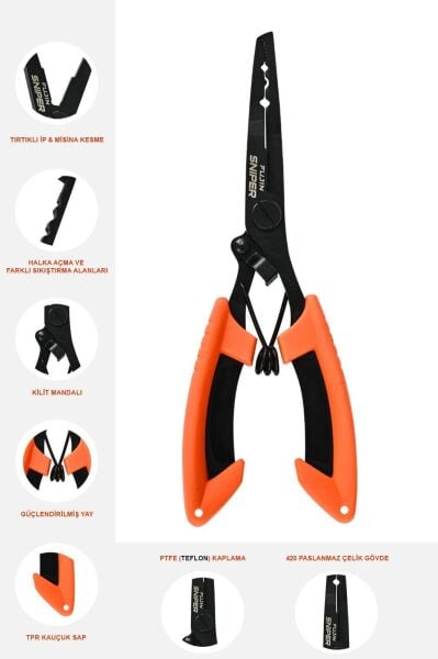 Fujin Sniper Pliers Çok Amaçlı Balıkçı Pensesi
