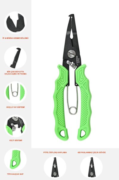 Fujin Big Sea Pliers Çok Amaçlı Balıkçı Pensesi