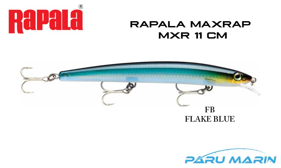 Rapala Maxrap 11 cm Sahte Balık FB - FLAKE BLUE