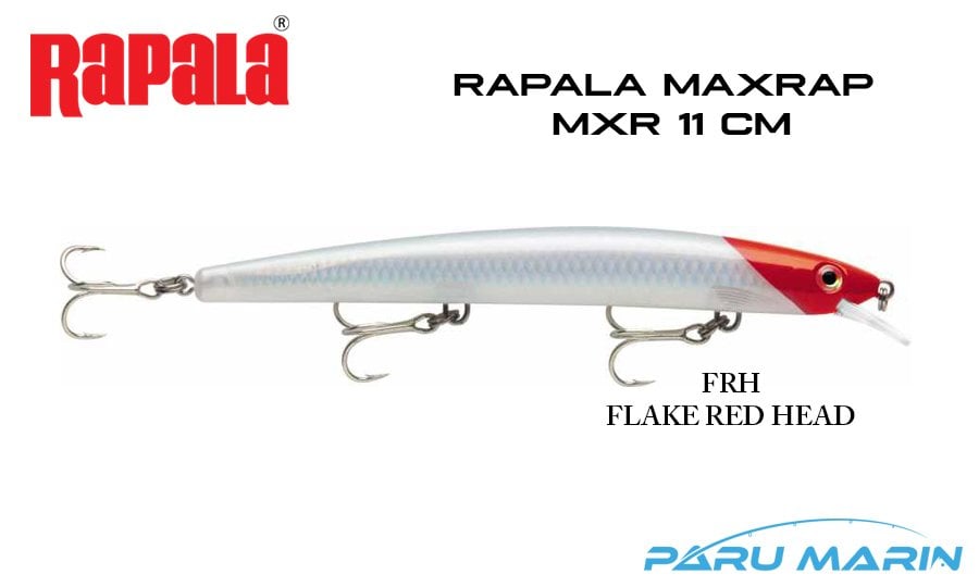 Rapala Maxrap 11 cm Sahte Balık FRH - FLAKE RED HEAD