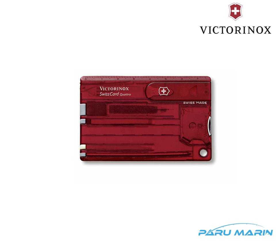 Victorinox 0.7200.T Swiss Card Quattro Kırmızı