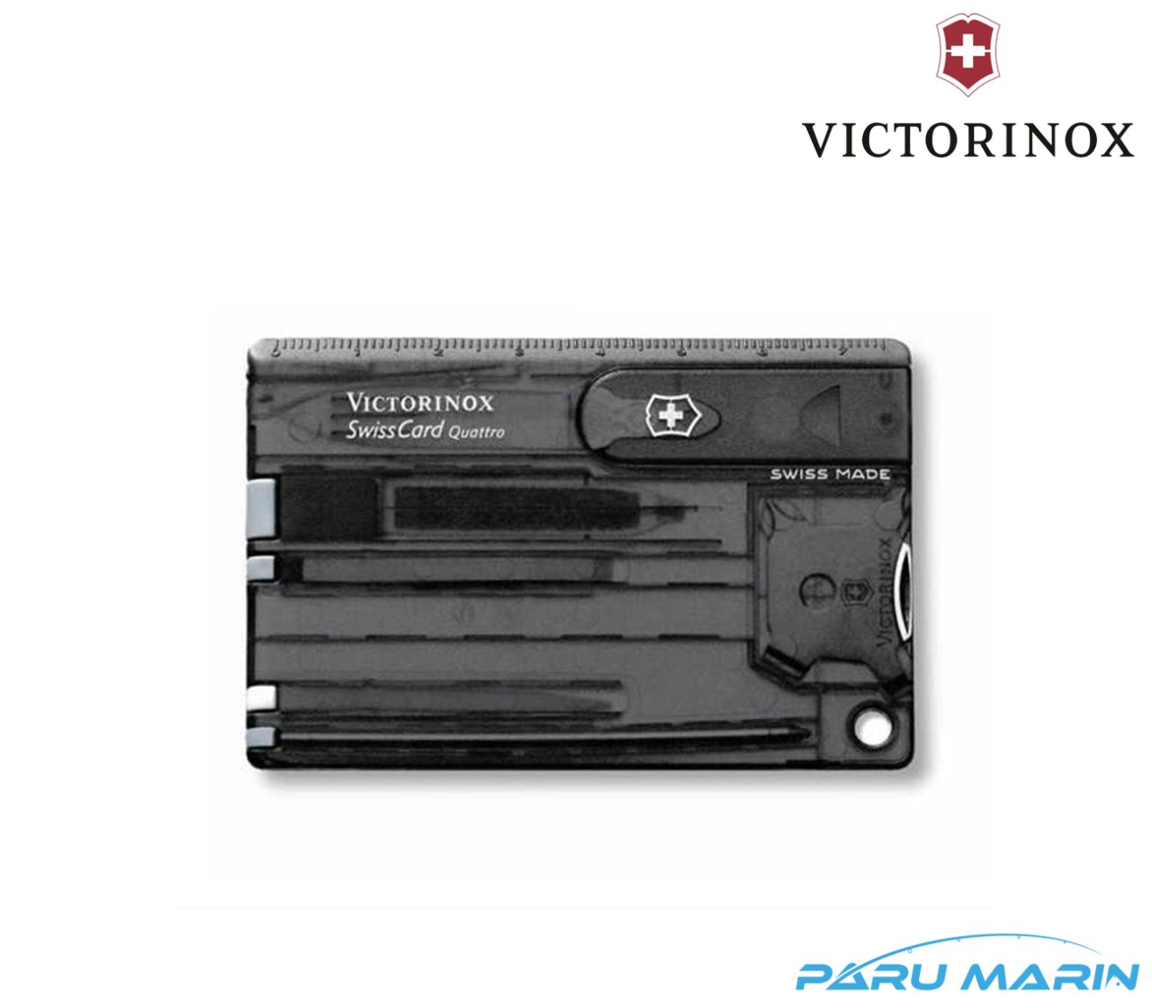 Victorinox 0.7233.T3 Swiss Card Quattro Siyah