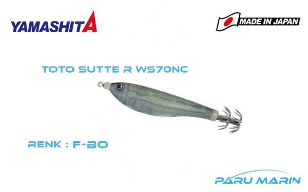 Yamashita Toto Sutte R WS70NC 7cm Kalamar Zokası F-BO