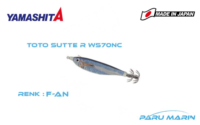 Yamashita Toto Sutte R WS70NC 7cm Kalamar Zokası F-AN