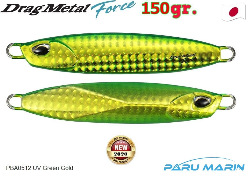 Duo Drag Metal Force Jig 150gr. PBA0512 UV Green Gold
