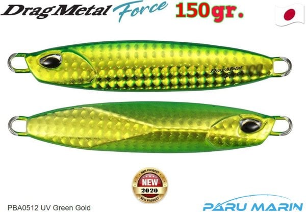Duo Drag Metal Force Jig 150gr. PBA0512 UV Green Gold