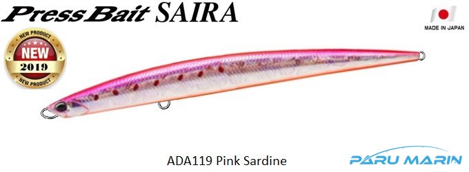 Duo Duo Press Bait Saira ADA119 / Pink Sardine