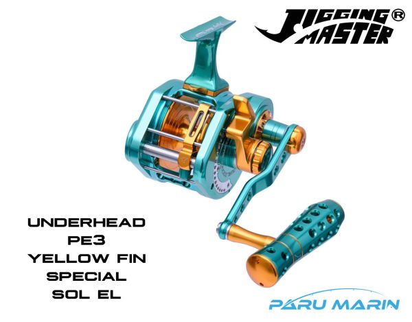Jigging Master Underhead Pe3 Yellow Fin Special (Sol El) Jig Çıkrık Olta Makinesi