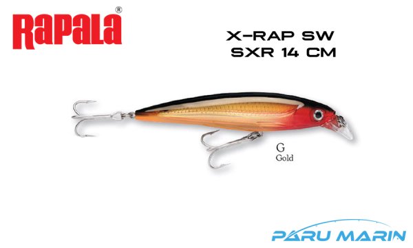 Rapala Saltwater X-Rap 14 cm Sahte Balık G - GOLD