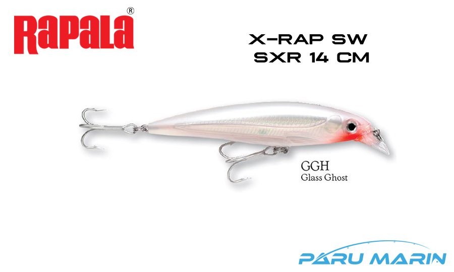 Rapala Saltwater X-Rap 14 cm Sahte Balık GGH - GLASS GHOST