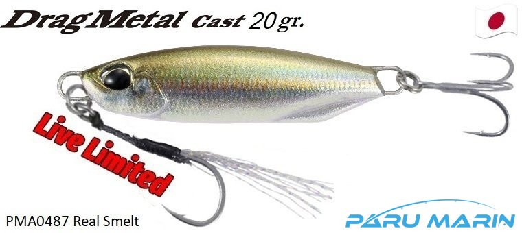 Duo Drag Metal Cast Jig 20Gr. PMA0487 Real Smelt