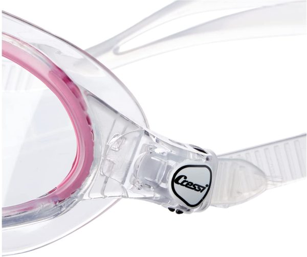 Cressi Mini Cobra 7-15 Yaş Clear / Pink Yüzücü Gözlüğü