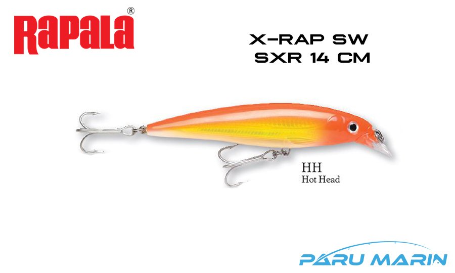 Rapala Saltwater X-Rap 14 cm Sahte Balık HH - HOT HEAD