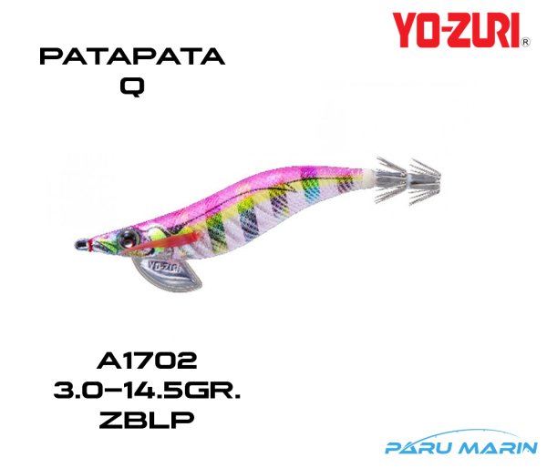 Yozuri Pata Pata Q 3.0 14.5gr. A1702-ZBLP Kalamar Zokası